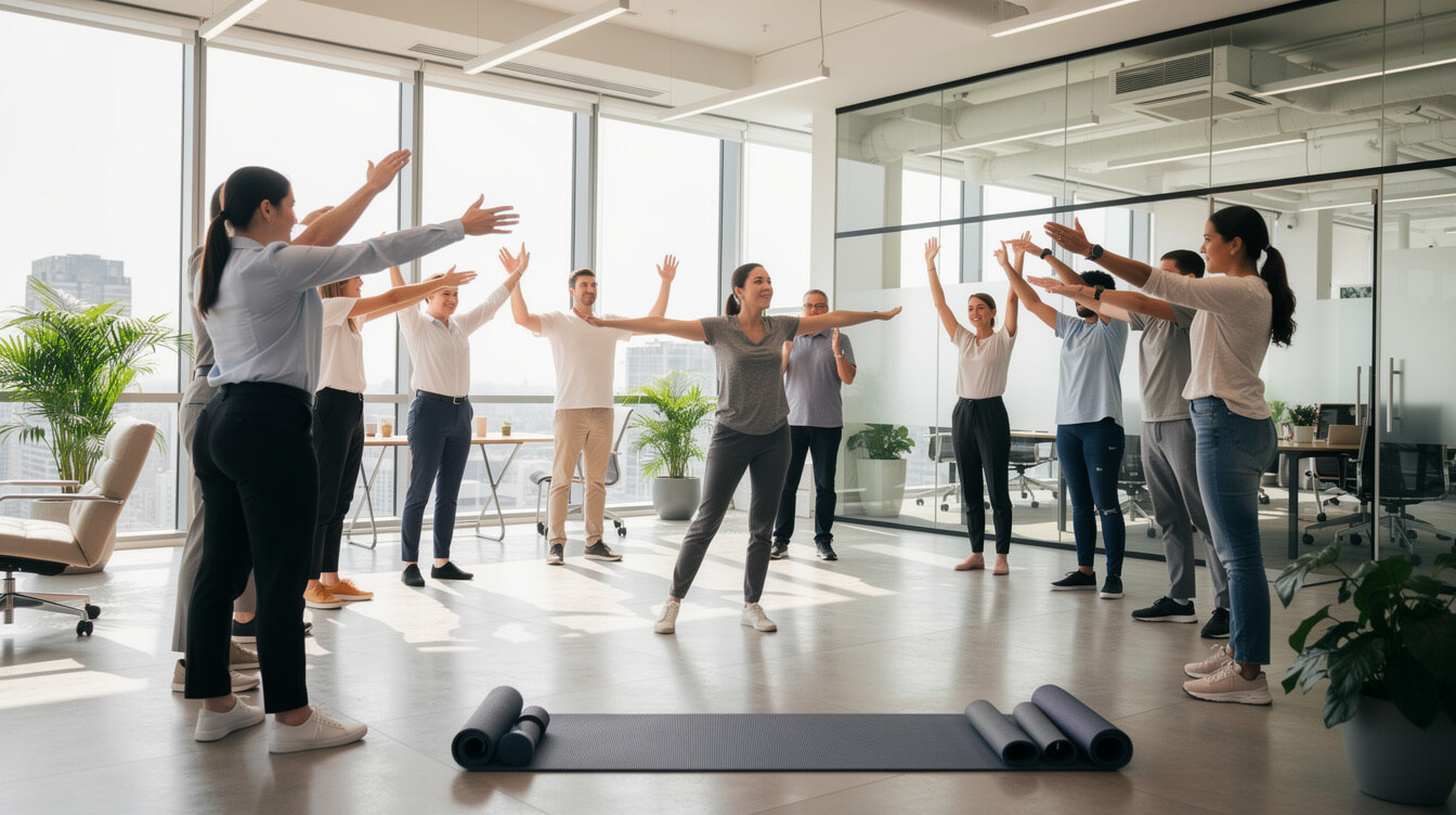 team meeting wellness